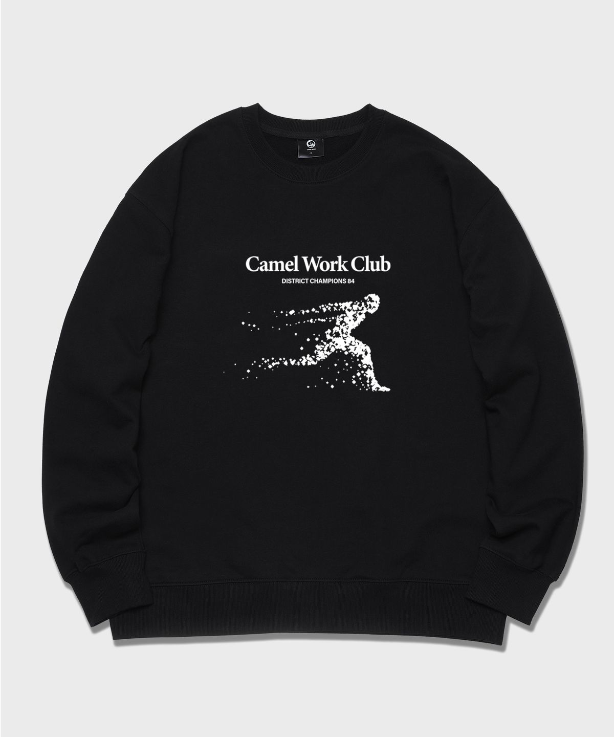 카멜워크(CAMEL WORK) 카멜 런 클럽 스웨트셔츠(블랙)