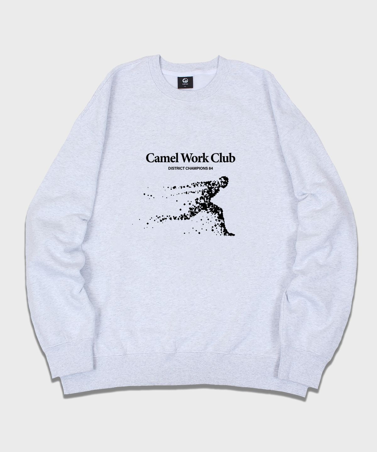 카멜워크(CAMEL WORK) 카멜 런 클럽 스웨트셔츠(애쉬그레이)