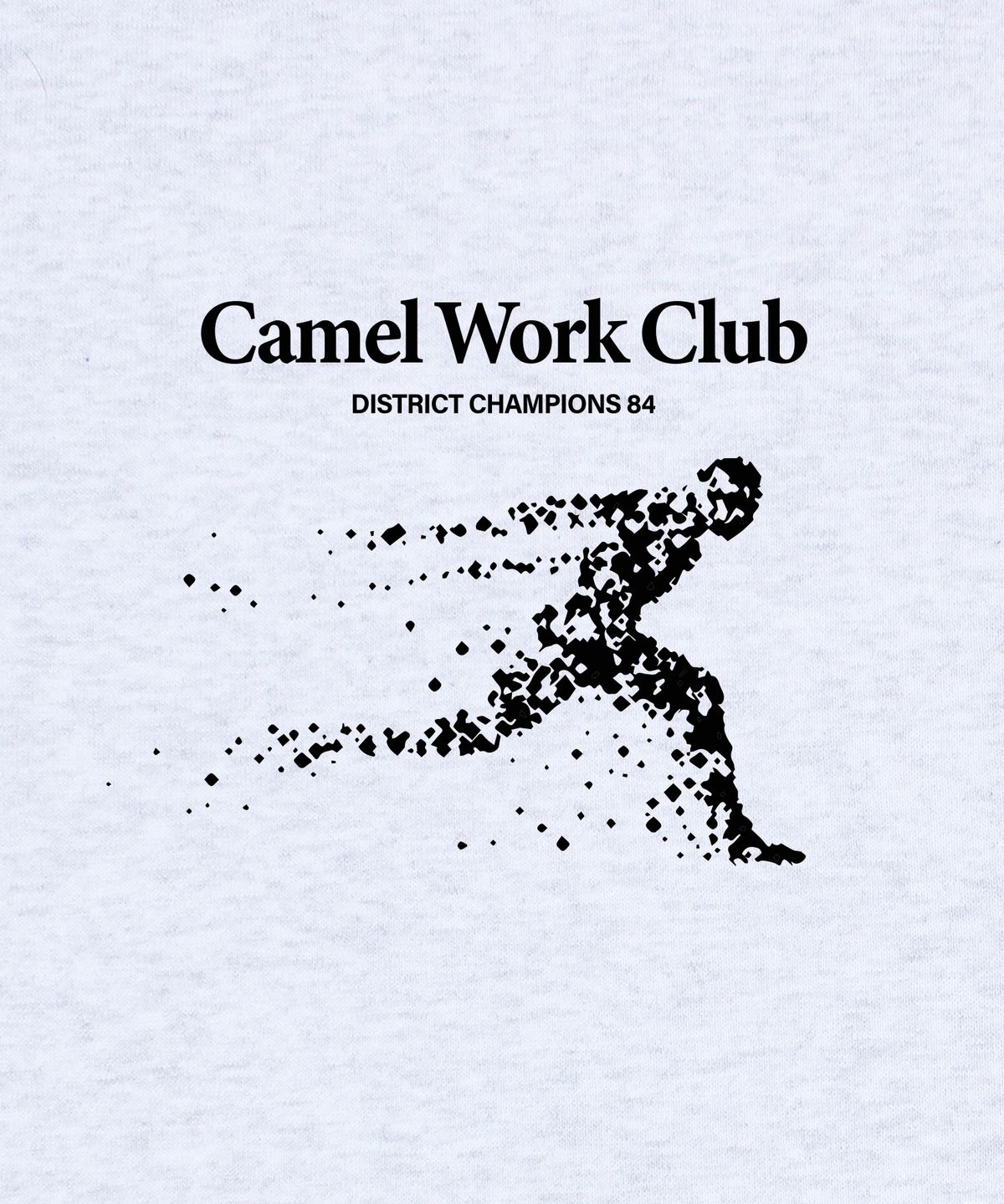 카멜워크(CAMEL WORK) 카멜 런 클럽 스웨트셔츠(애쉬그레이)