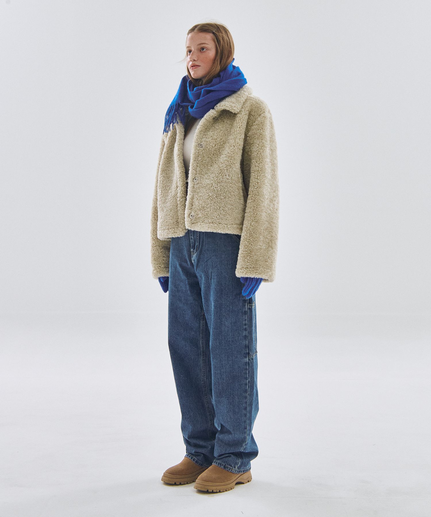 ★SOME PLACE★ECO FUR FLEECE SHORT MUSTANG JACKET JUMPER MUSINSA | SOME PLACE Eco Fur Fleece Short Mustang Jacket