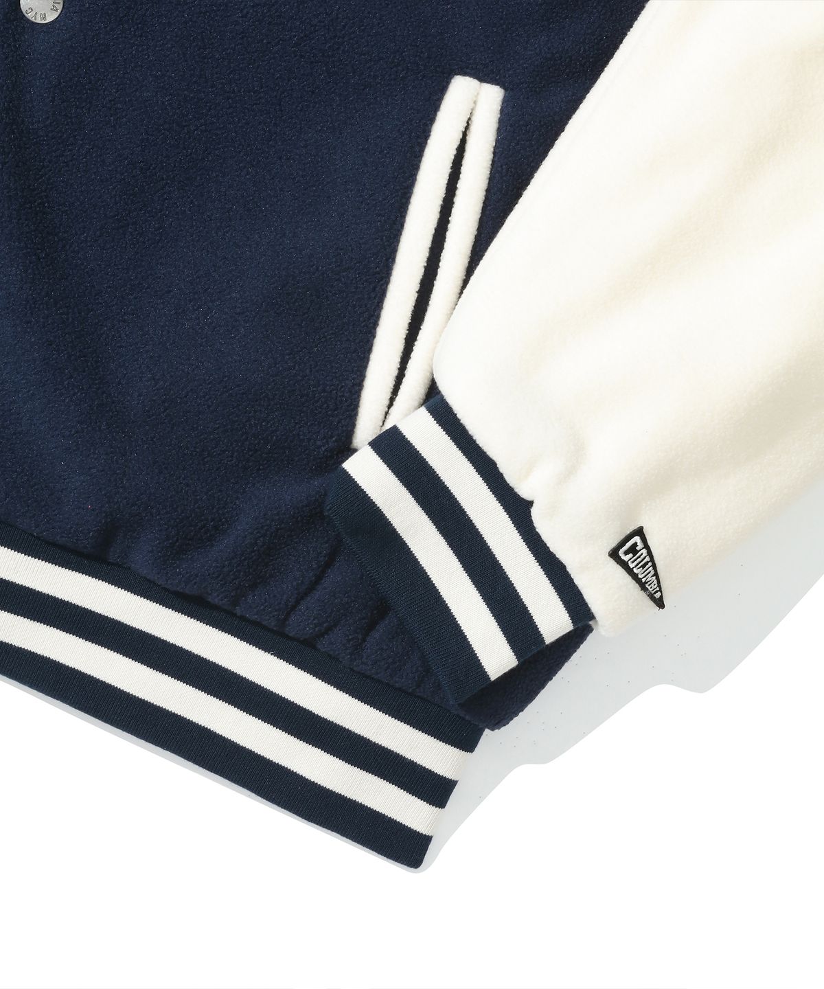 컬럼비아 유니버시티(COLUMBIA UNIVERSITY) C BOUCLE LOGO VASITY MEDIUM JACKET 다크네이비