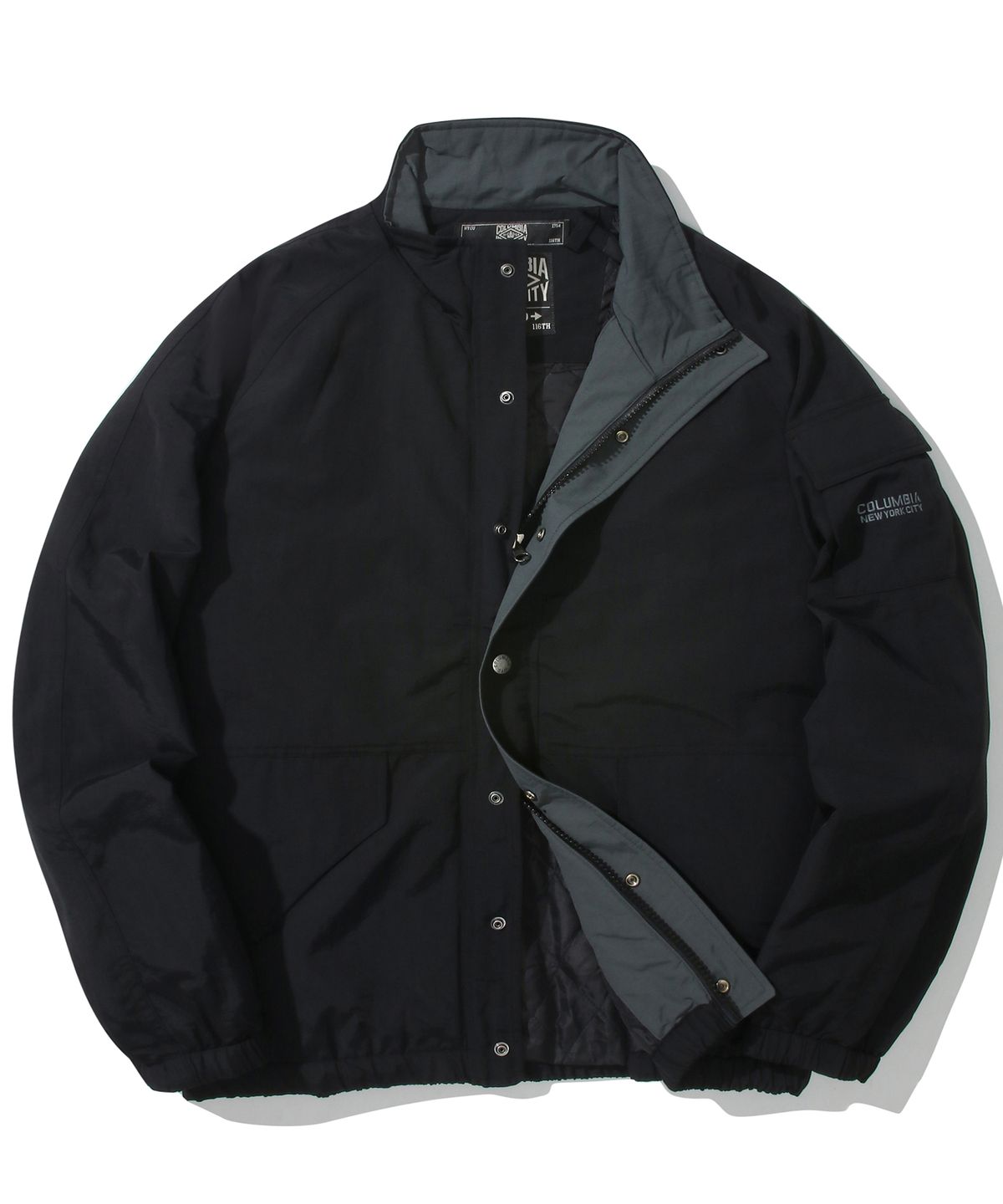 컬럼비아 유니버시티(COLUMBIA UNIVERSITY) NY BLACKSERIES POCKET NT MEDIUM JACKET 블랙