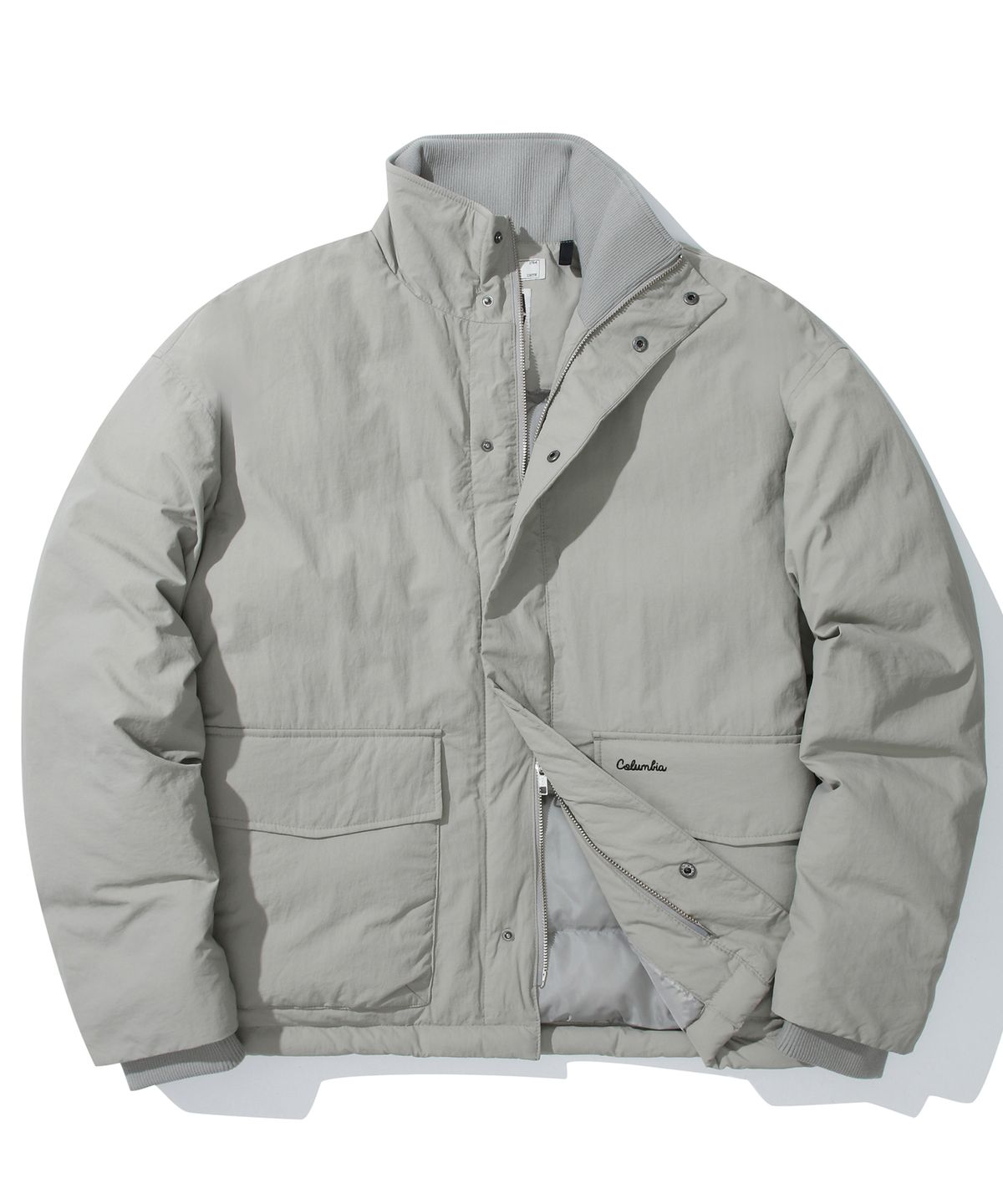 컬럼비아 유니버시티(COLUMBIA UNIVERSITY) 3M THINSULATE CU CLASSIC LOGO MEDIUM JACKET 웜그레이