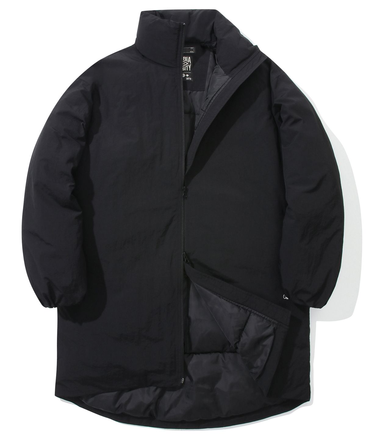 컬럼비아 유니버시티(COLUMBIA UNIVERSITY) 3M THINSULATE CU CLASSIC LOGO LONG JACKET 블랙