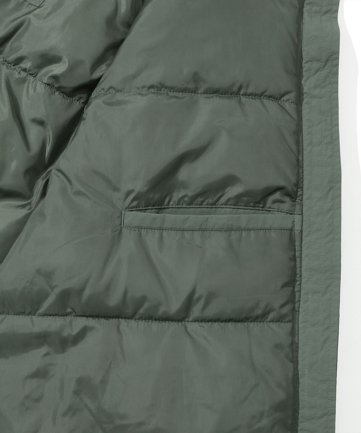 컬럼비아 유니버시티(COLUMBIA UNIVERSITY) 3M THINSULATE CU CLASSIC LOGO LONG JACKET 그레이시카키