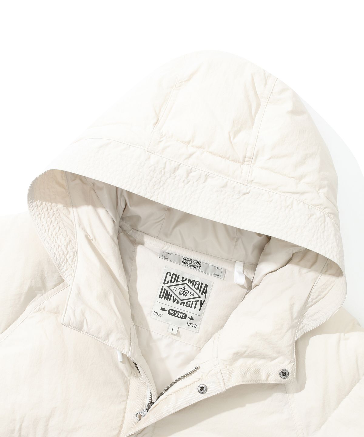 컬럼비아 유니버시티(COLUMBIA UNIVERSITY) 3M THINSULATE NY BLACKSERIES HEAVY JACKET 브라이트화이트