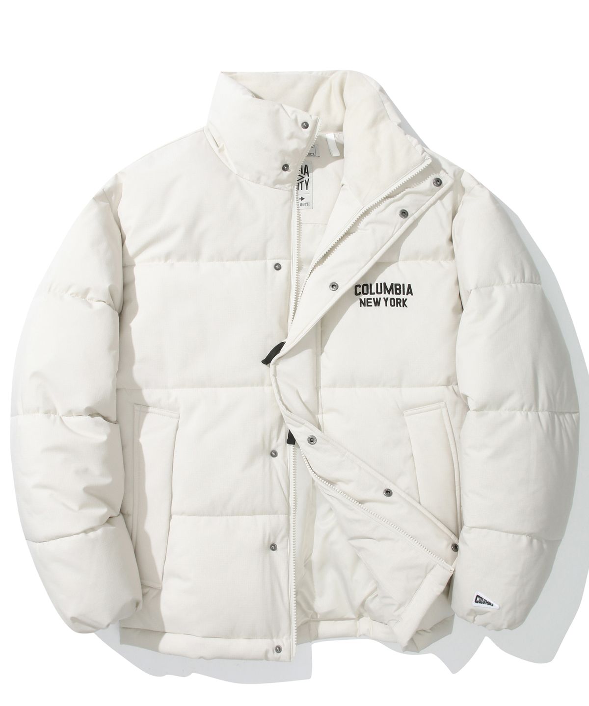 컬럼비아 유니버시티(COLUMBIA UNIVERSITY) NEW YORK ARCH EMB HEAVY JACKET 브라이트화이트
