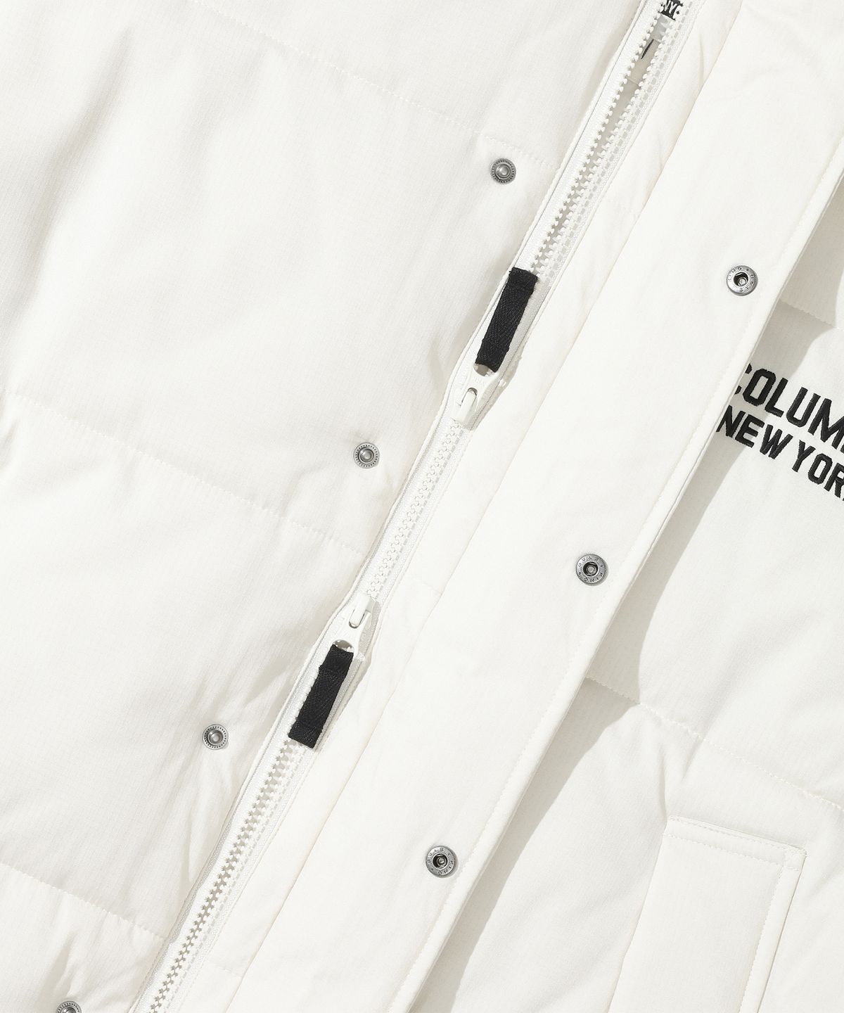 컬럼비아 유니버시티(COLUMBIA UNIVERSITY) NEW YORK ARCH EMB HEAVY JACKET 브라이트화이트