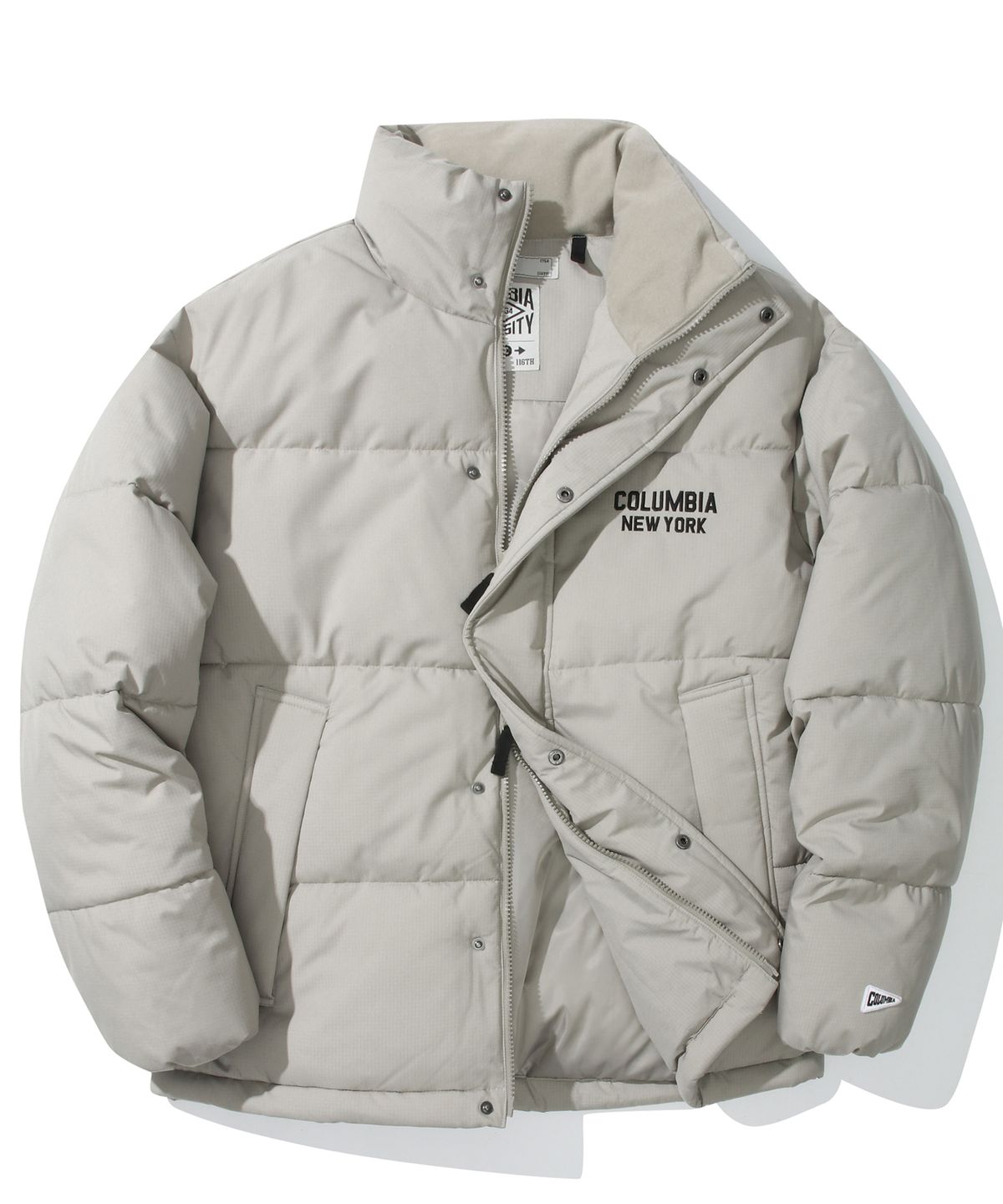 컬럼비아 유니버시티(COLUMBIA UNIVERSITY) NEW YORK ARCH EMB HEAVY JACKET 헤리티지베이지