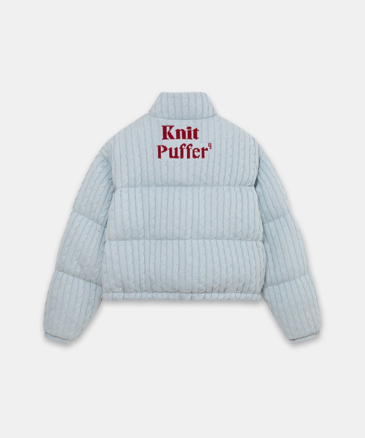 카테고리9(CATEGORY9) KNIT PADDED JACKET_LIGHT BLUE