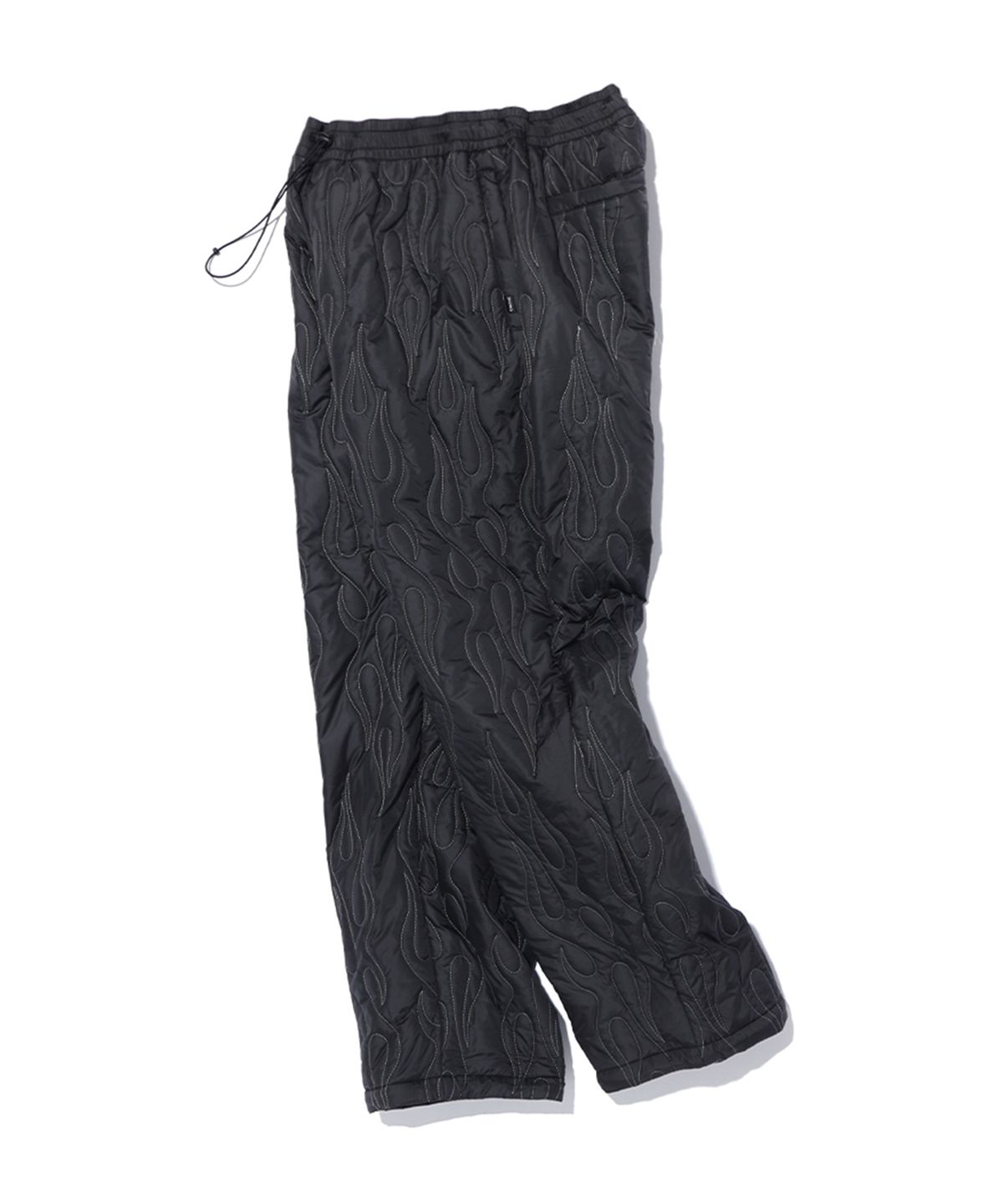 크리틱(CRITIC) FLAME QUILTING PANTS BLACK