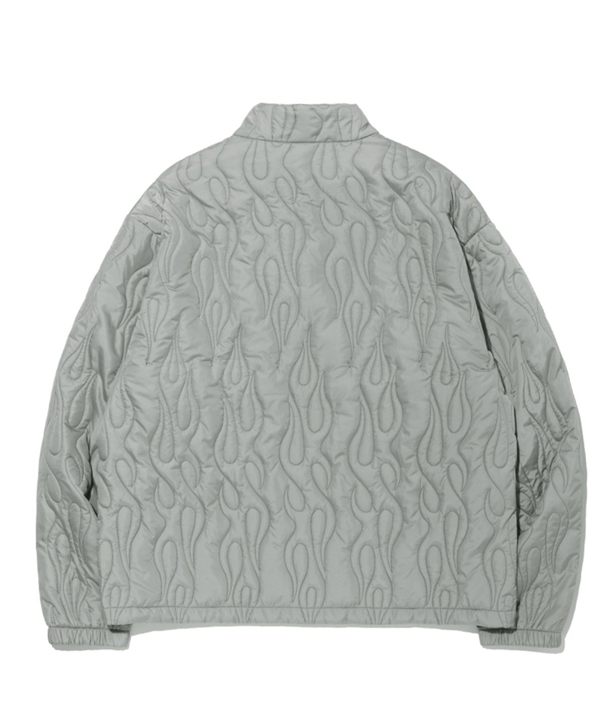 크리틱(CRITIC) FLAME QUILTING JUMPER LIGHT GREY