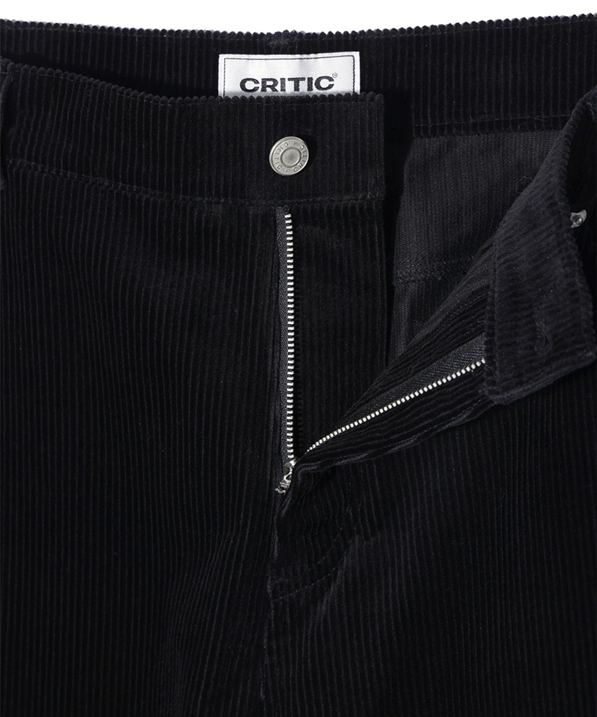 크리틱(CRITIC) DYEING CORDUROY PANTS BLACK