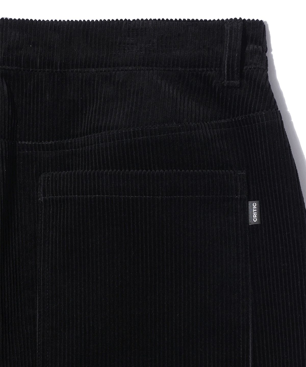 크리틱(CRITIC) DYEING CORDUROY PANTS BLACK