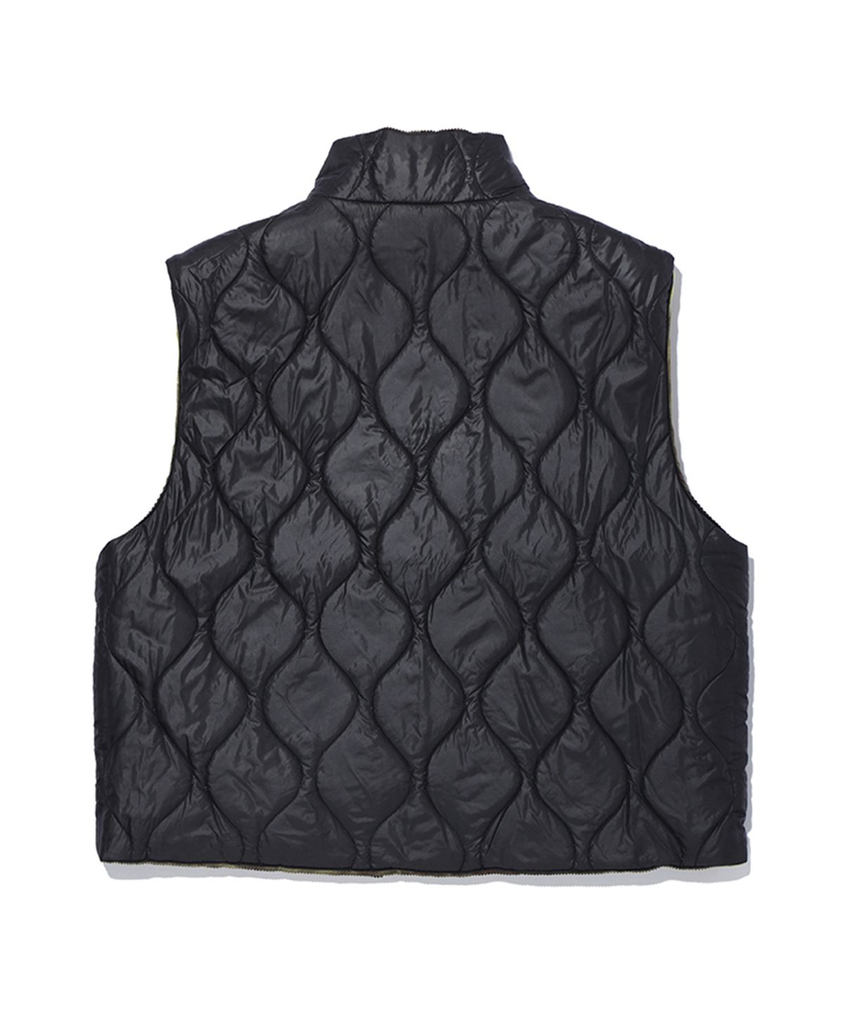 크리틱(CRITIC) DYEING CORDUROY REVERSIBLE PADDING VEST GREEN