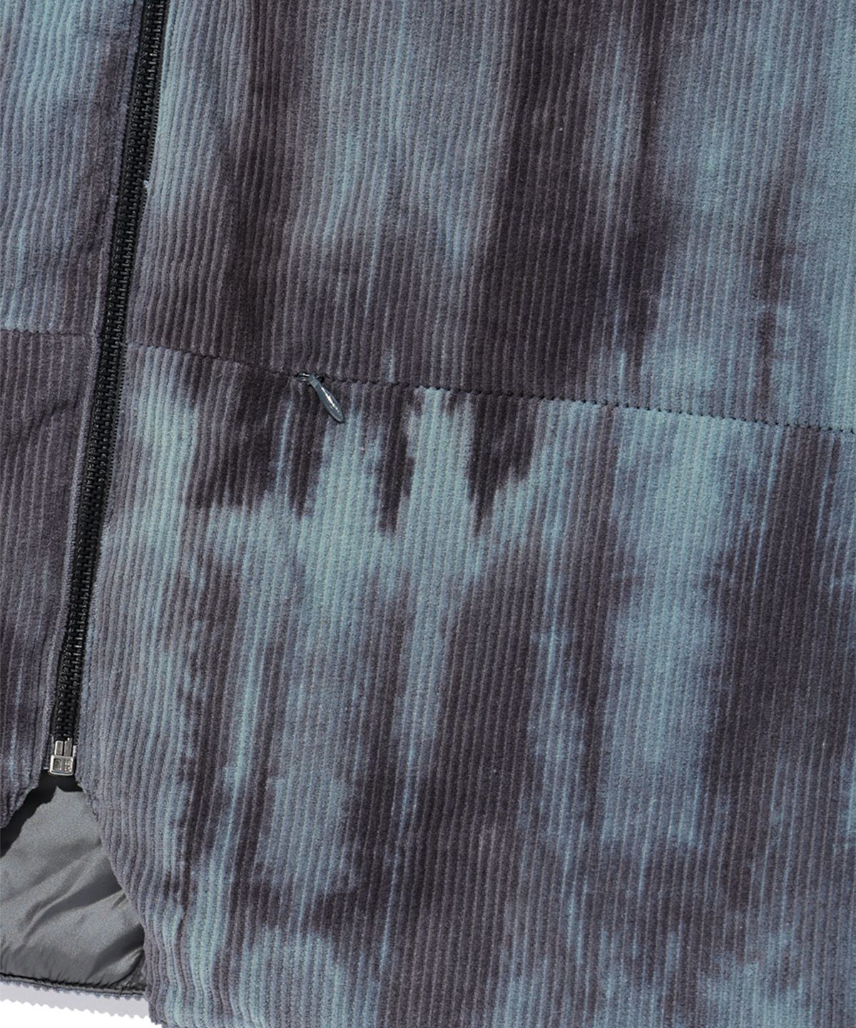 크리틱(CRITIC) DYEING CORDUROY REVERSIBLE PADDING VEST CHARCOAL