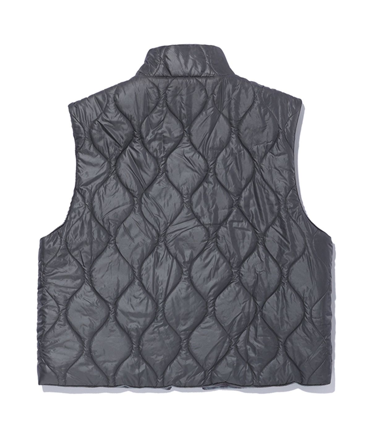 크리틱(CRITIC) DYEING CORDUROY REVERSIBLE PADDING VEST CHARCOAL