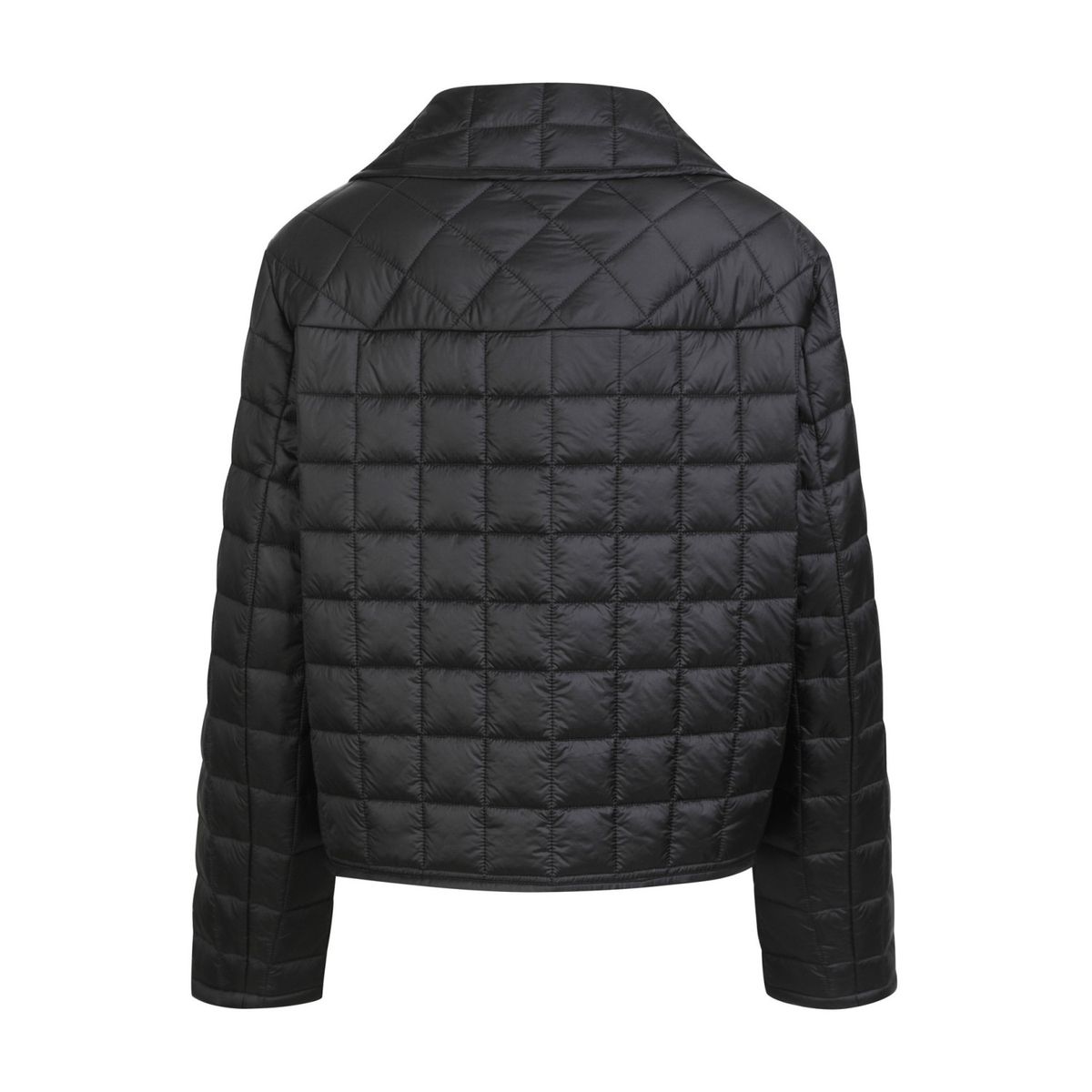 럭키슈에뜨(LUCKY CHOUETTE) Quilting Collar Short Padded Jumper_LFUCW23310BKX