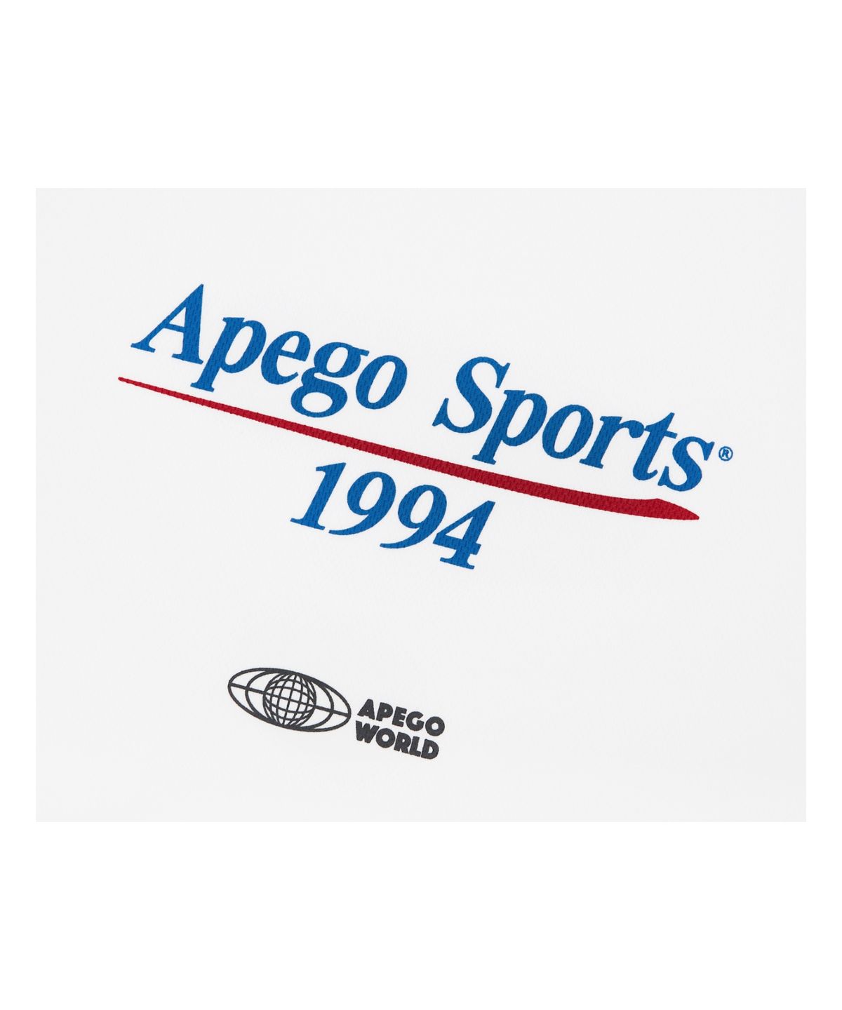 아페고 스포츠(APEGO SPORTS) 파이핑 져지 오버핏 롱슬리브 화이트