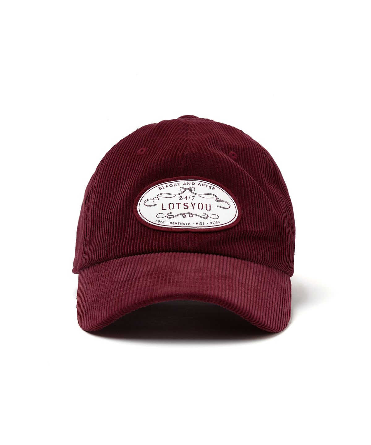 라츠유(LOTSYOU) Classic Corduroy Ball cap Red