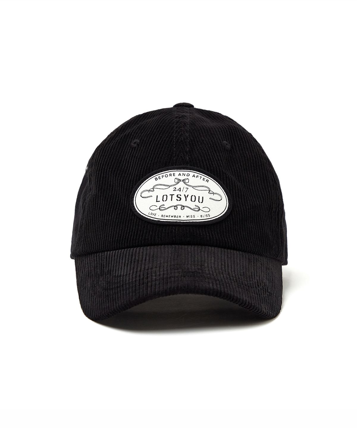 라츠유(LOTSYOU) Classic Corduroy Ball cap Black