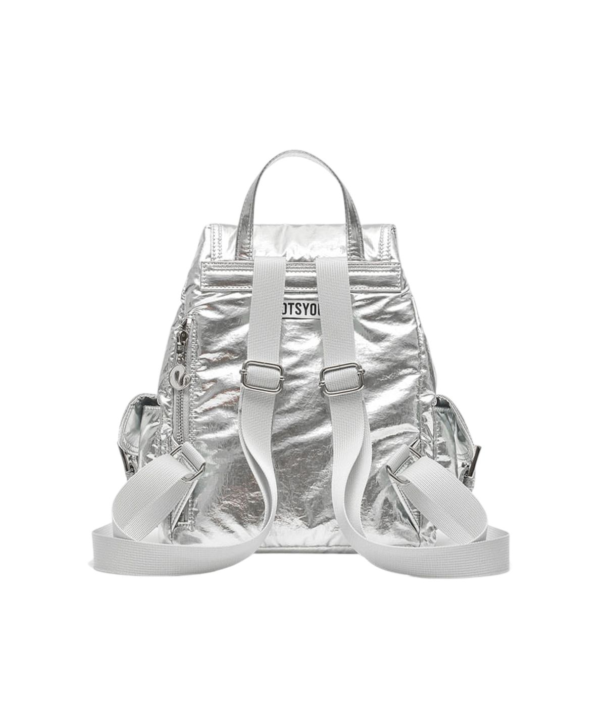 라츠유(LOTSYOU) Cloudy CHUBBY Backpack Silver