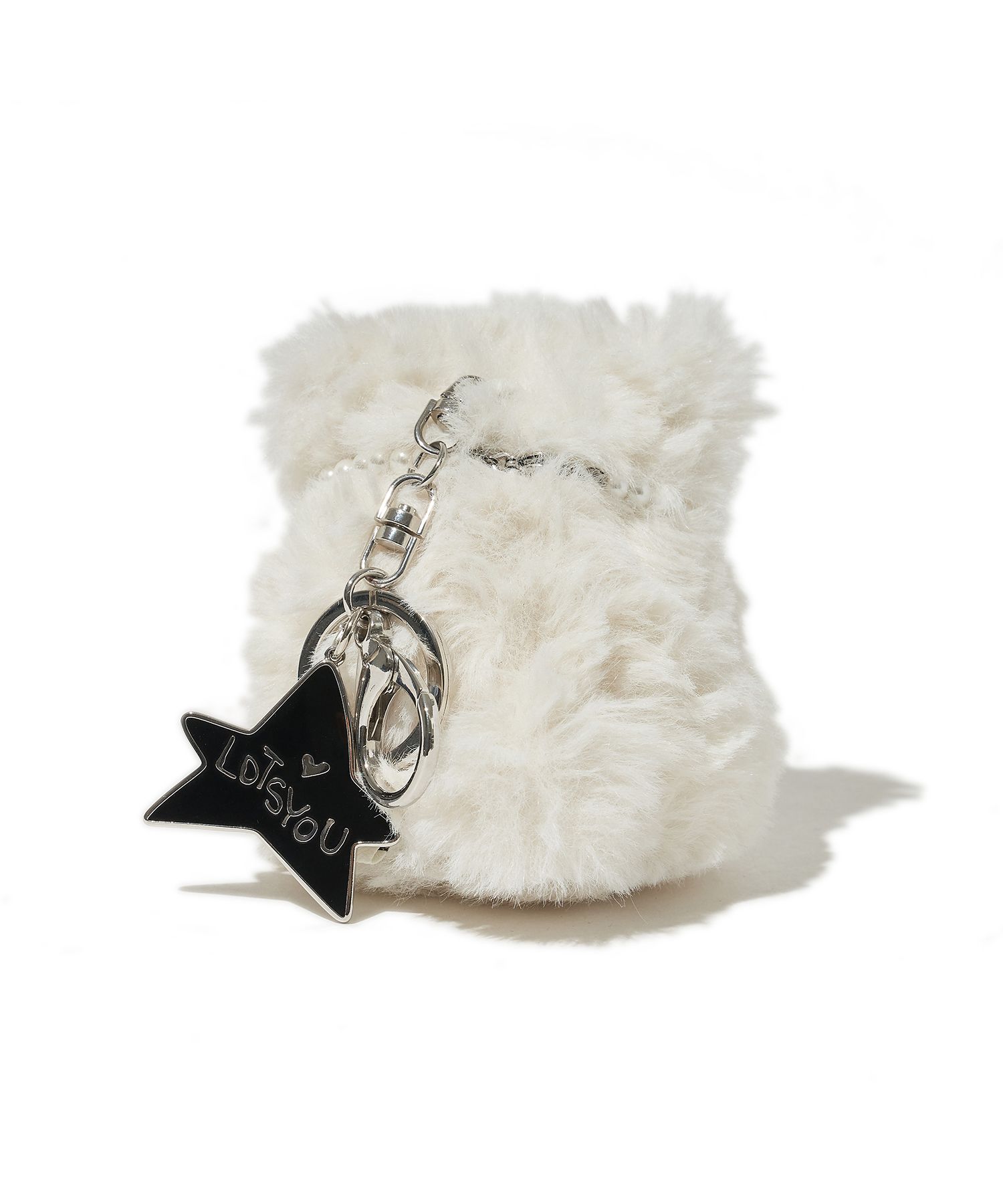 【LOTSYOU】韓国人気★Tanning Chubby Bunny keyring キーリング 韓国人気】mink rabbit keyring 5colors / ミンク ラビット