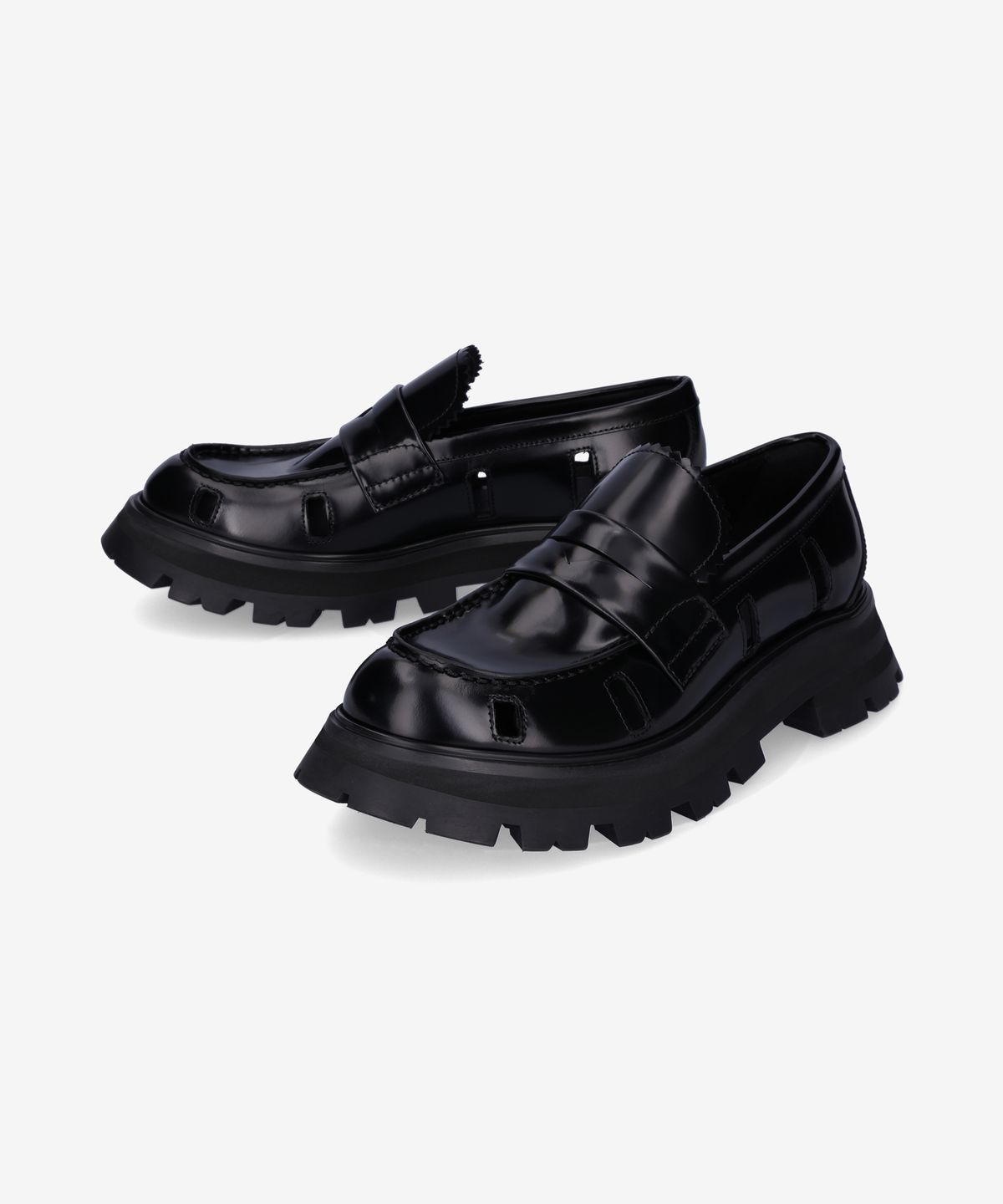 알렉산더 맥퀸(ALEXANDER McQUEEN) 알렉산더 맥퀸 로퍼 - 블랙 / 755646WIDU01000