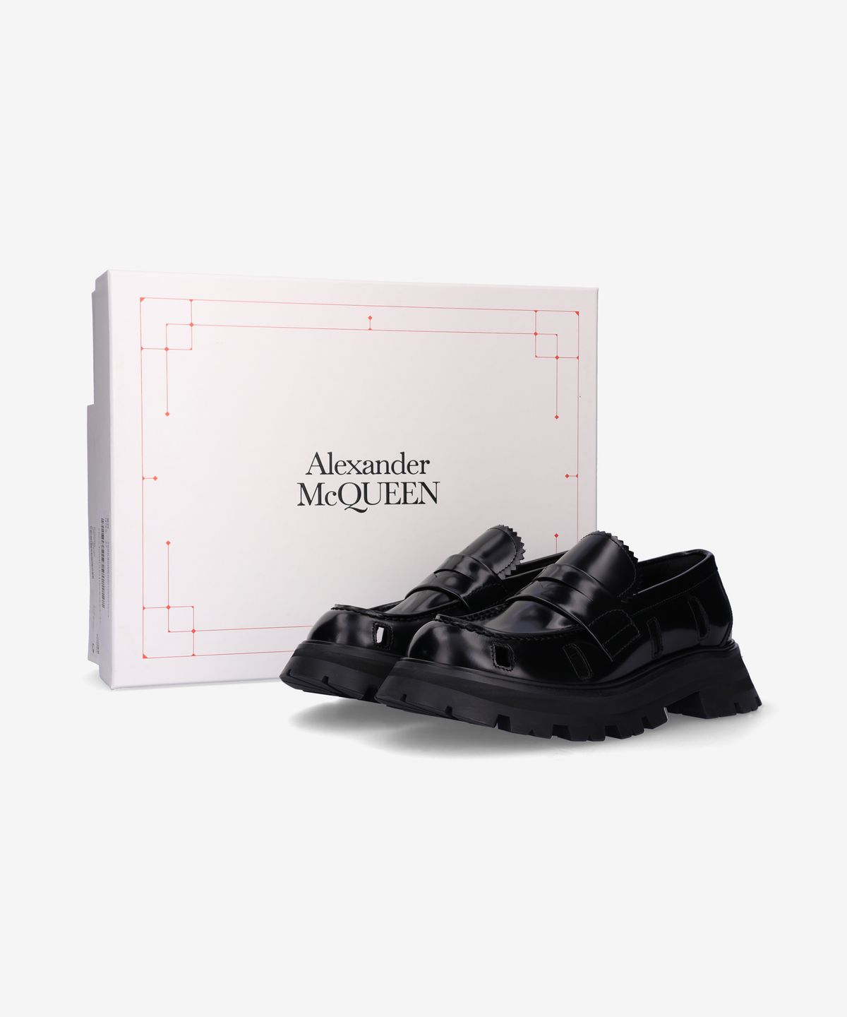 알렉산더 맥퀸(ALEXANDER McQUEEN) 알렉산더 맥퀸 로퍼 - 블랙 / 755646WIDU01000