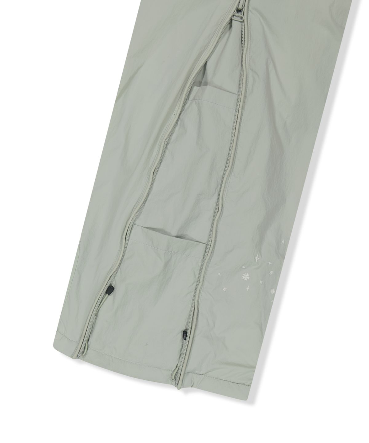 예스아이씨(YESEYESEE) Primaloft® Thermal Vertical Zip Pants Pistachio