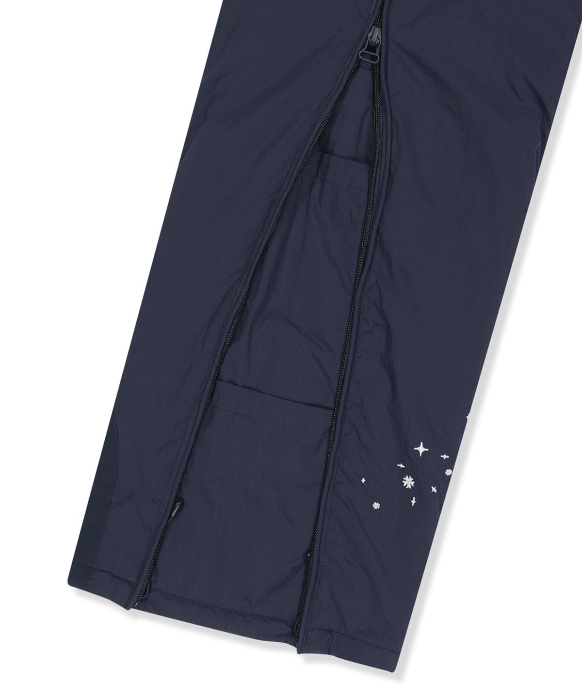 예스아이씨(YESEYESEE) Primaloft® Thermal Vertical Zip Pants Navy