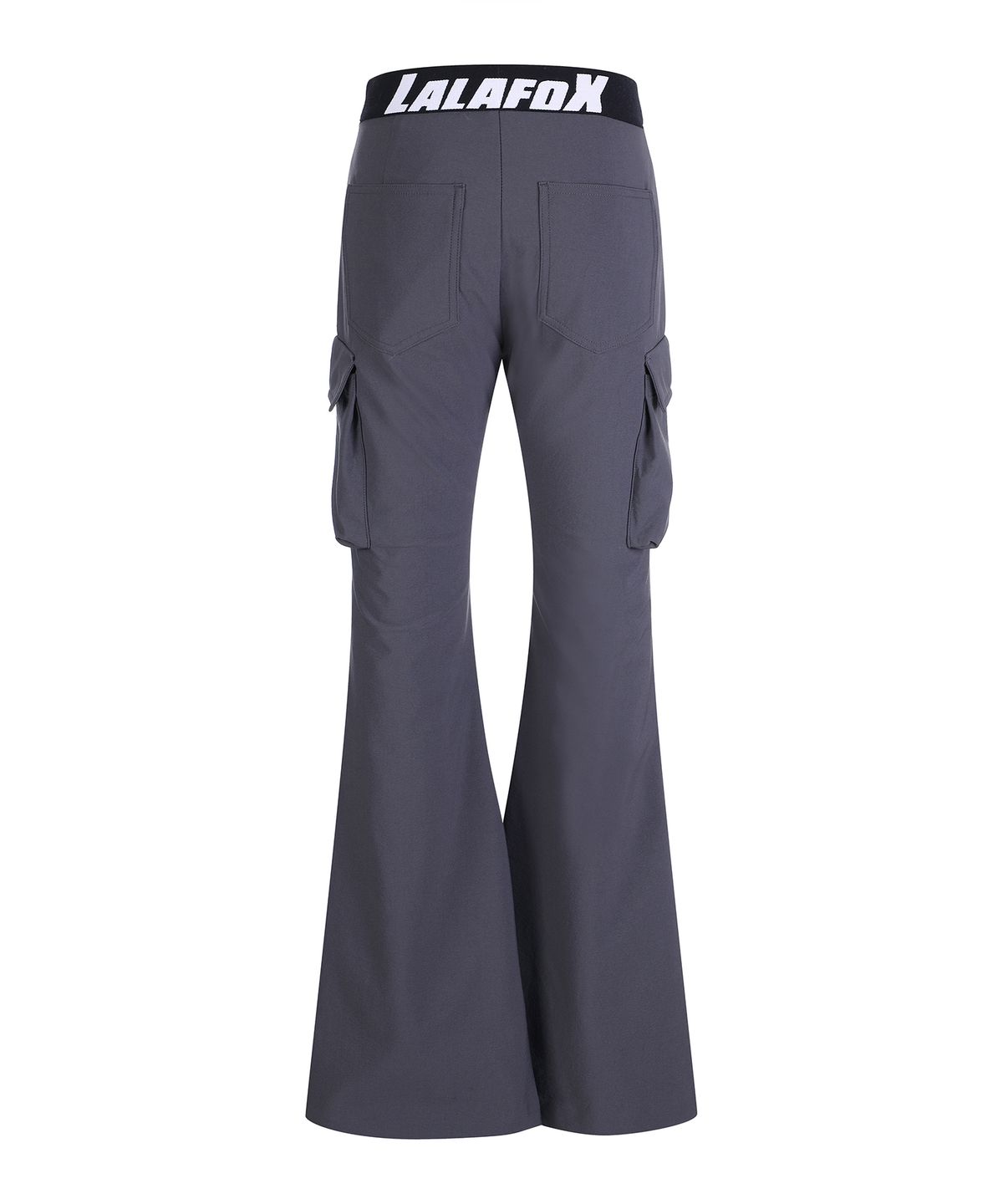 라라폭스(LALAFOX) CARGO SLIM BOOTS-CUT PANTS CHARCOAL BP3WP008