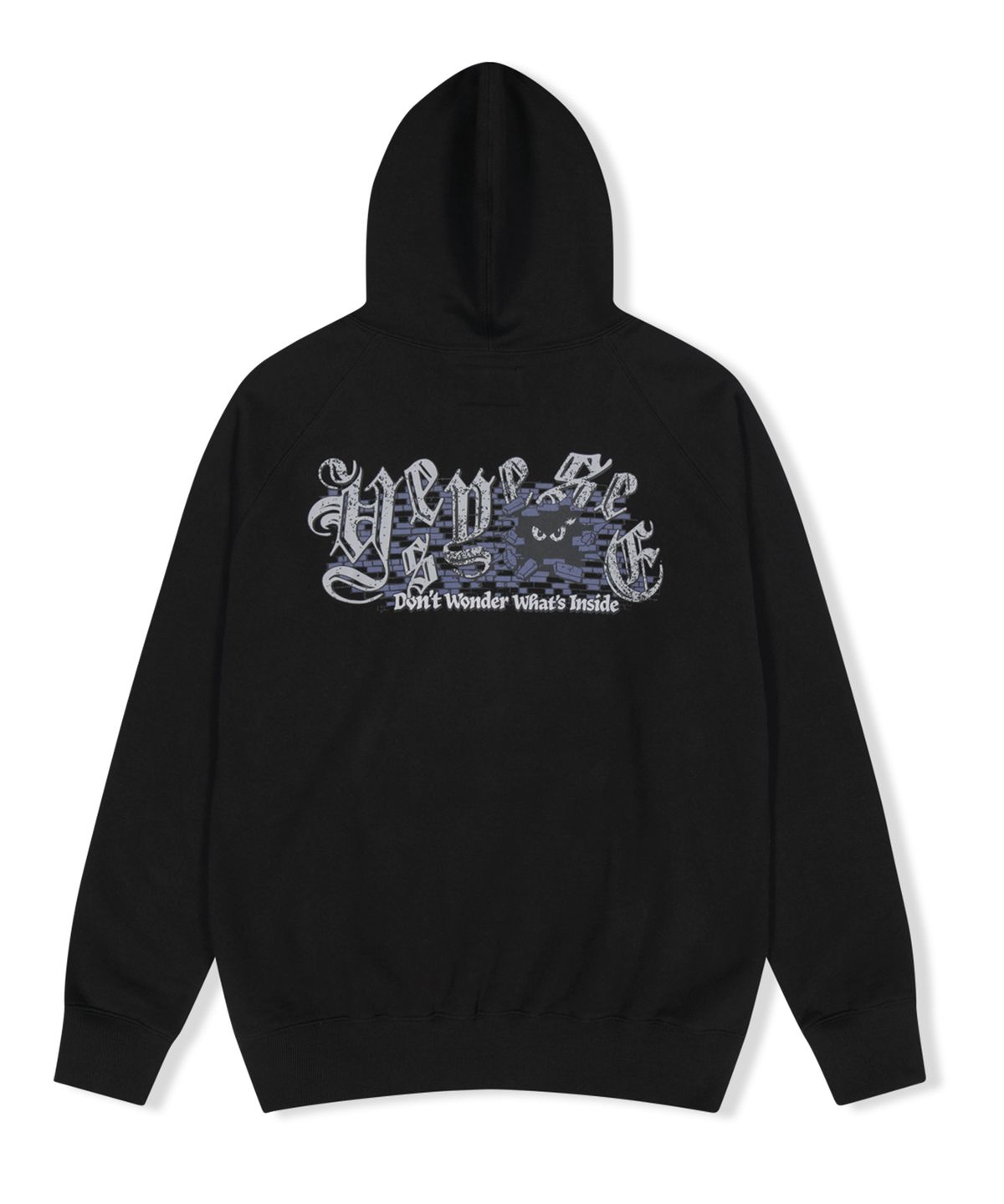 예스아이씨(YESEYESEE) Y.E.S Binding Hoodie Black
