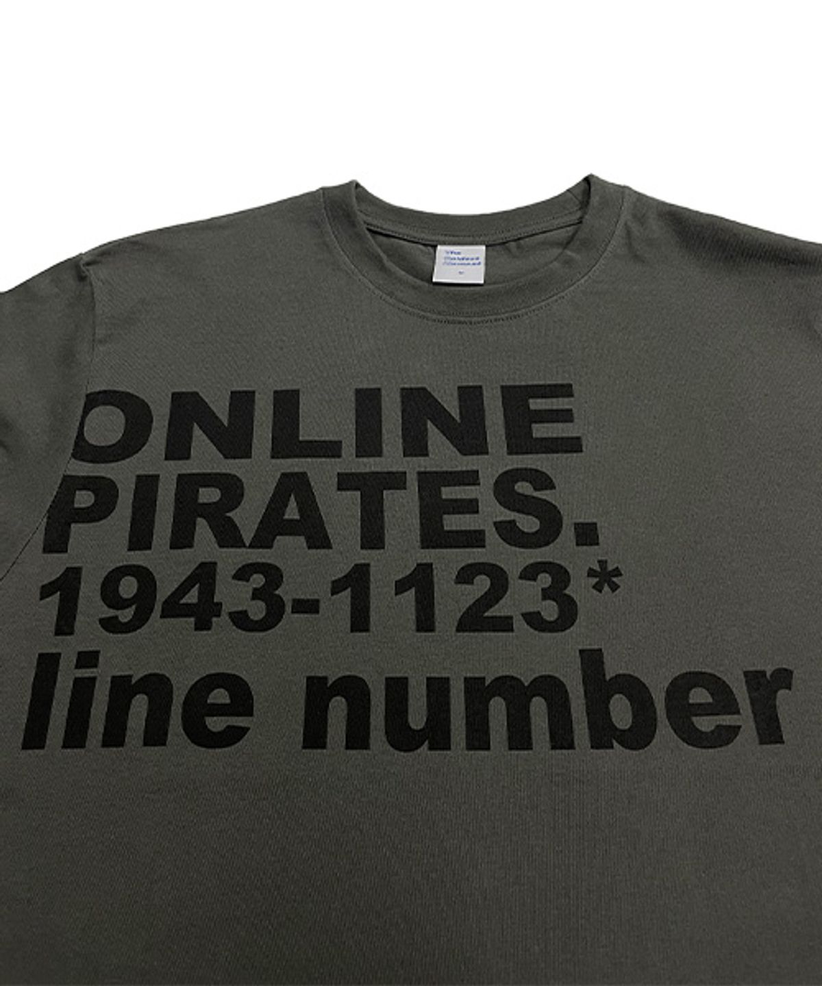 더콜디스트모먼트(THE COLDEST MOMENT) TCM online long sleeve (charcoal)