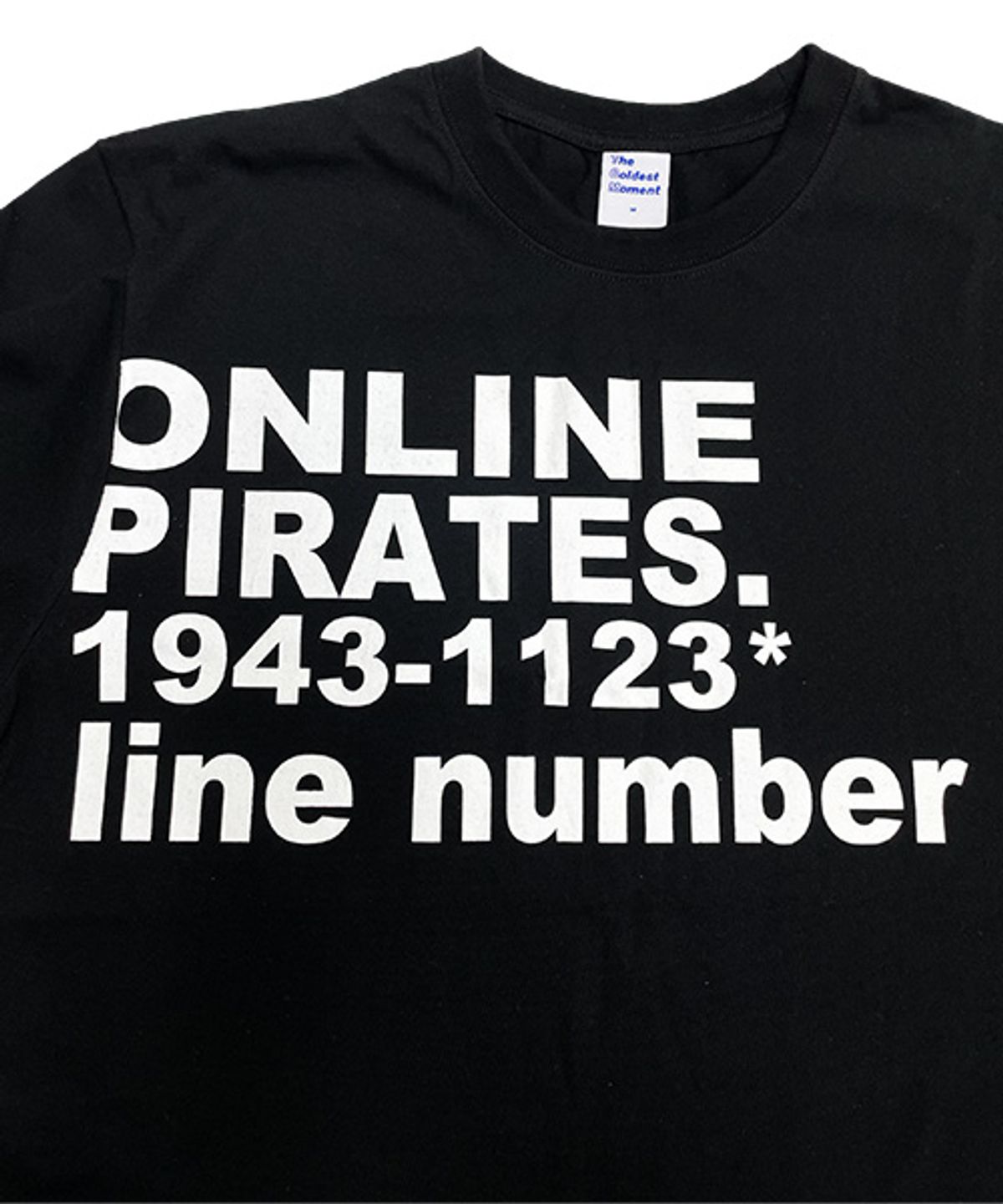 더콜디스트모먼트(THE COLDEST MOMENT) TCM online long sleeve (black)
