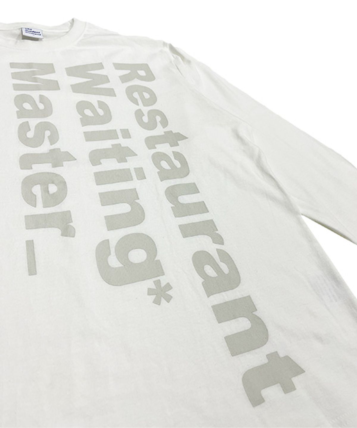 더콜디스트모먼트(THE COLDEST MOMENT) TCM restaurant long sleeve (white/ivory)