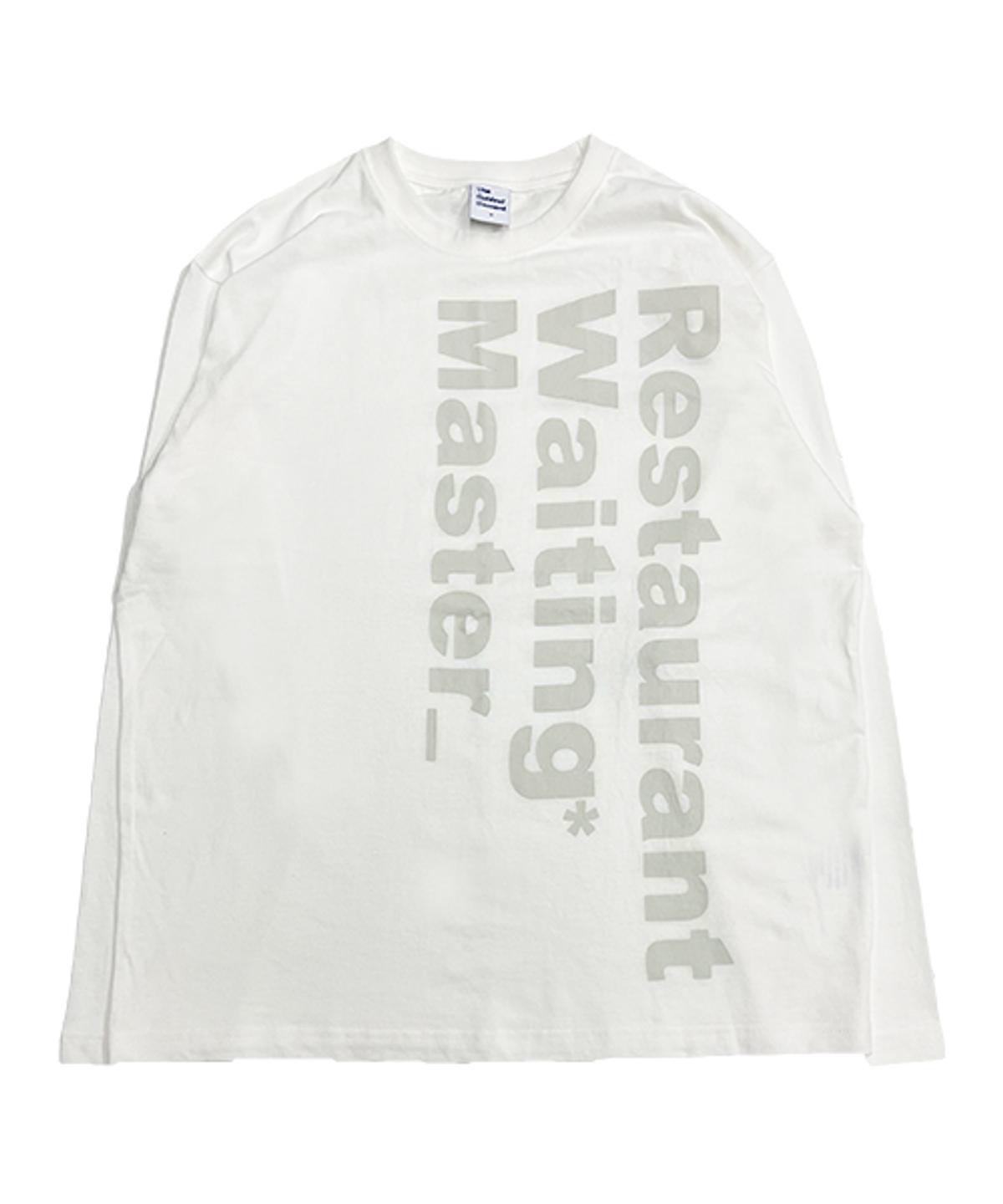 더콜디스트모먼트(THE COLDEST MOMENT) TCM restaurant long sleeve (white/ivory)