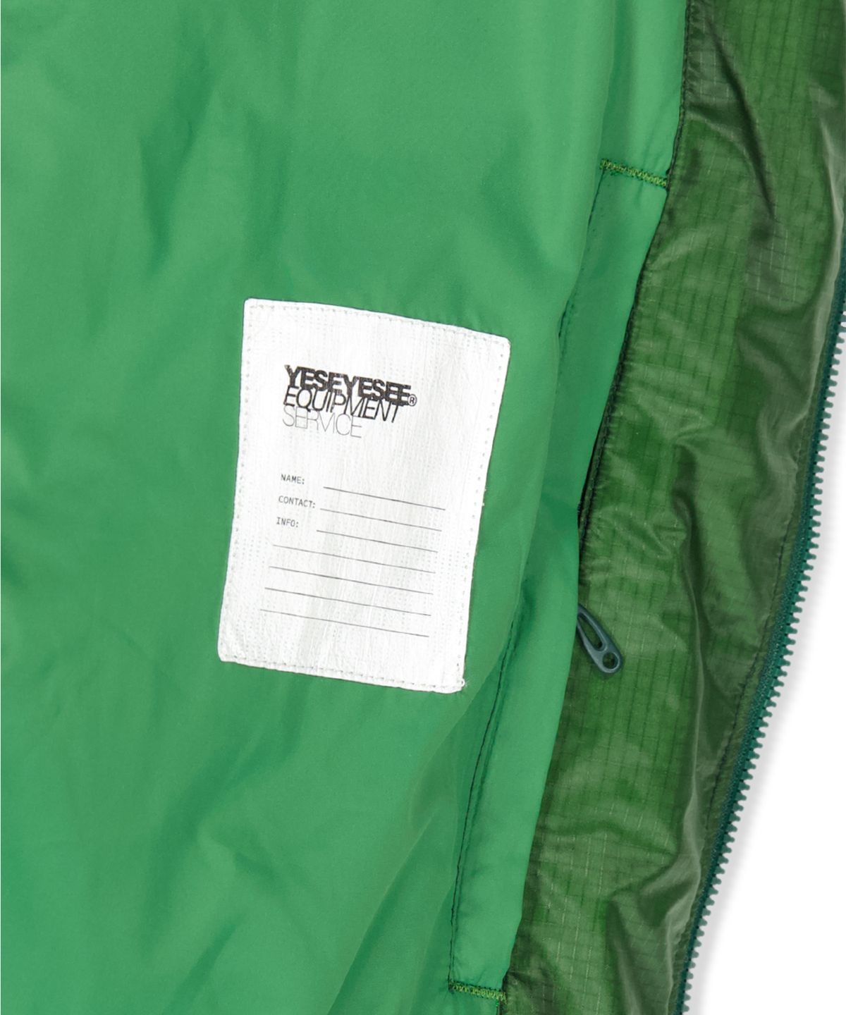 예스아이씨(YESEYESEE) Gridding Down Jacket Green