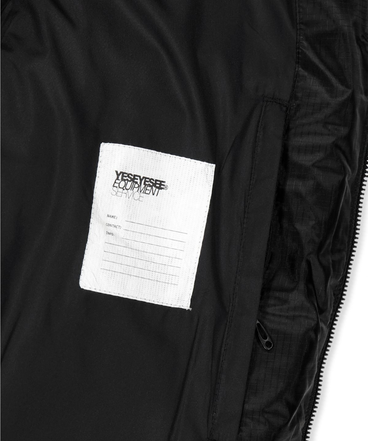 예스아이씨(YESEYESEE) Gridding Down Jacket Black