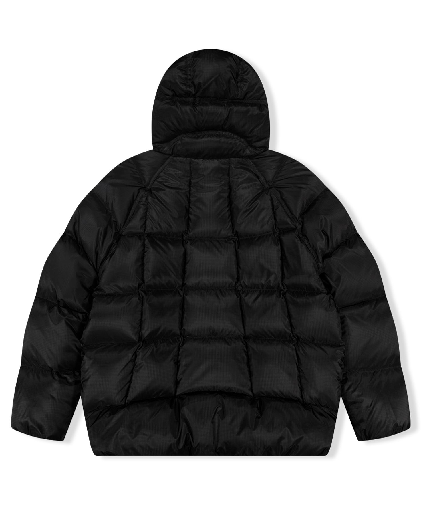 MUSINSA | YESEYESEE Gridding Down Jacket Black