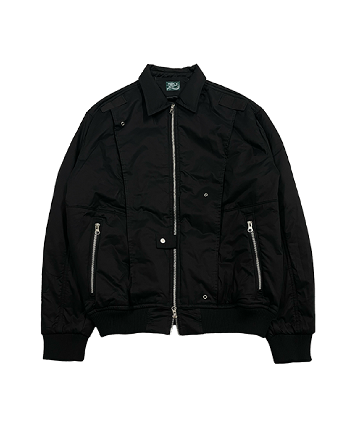 더콜디스트모먼트(THE COLDEST MOMENT) TCM front facing bomber (black)