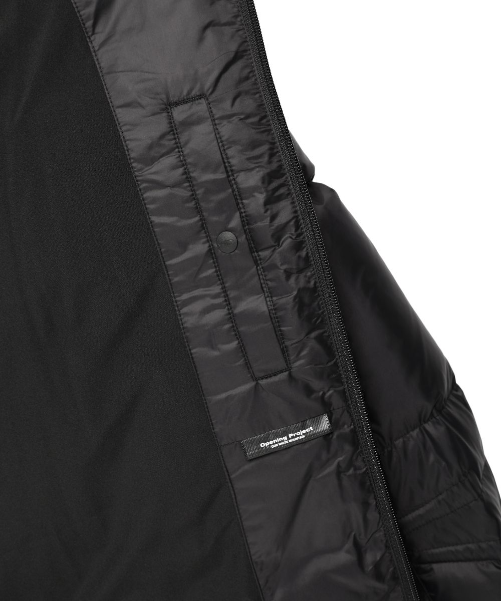MUSINSA | OPENING PROJECT Identity Down Jacket - Black