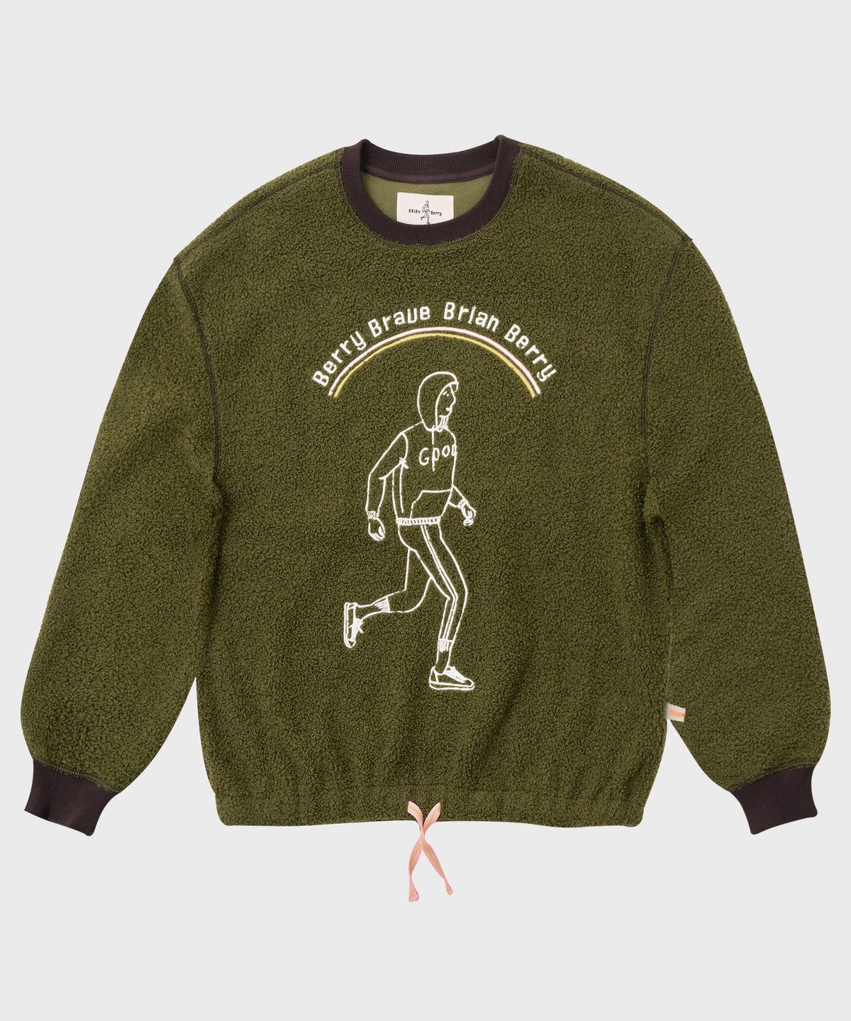 브라이언베리(BRIAN BERRY) BERRYMAN SIGNATURE SET-UP TEE_D/OLIVE