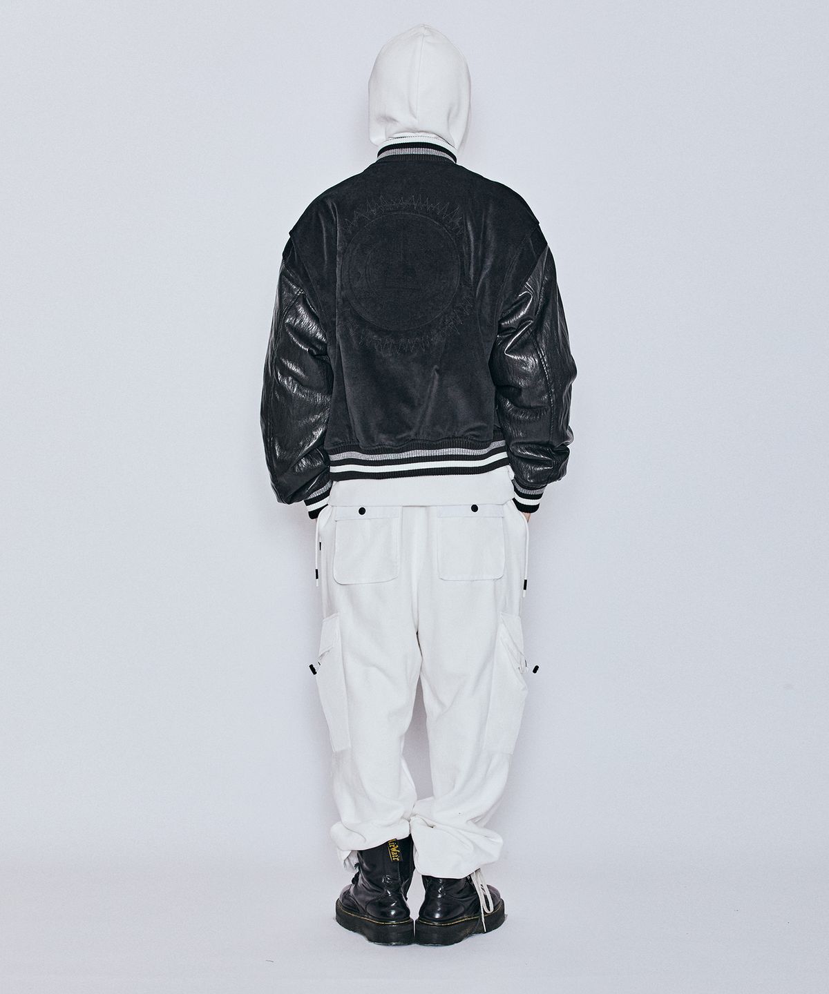 밀리밀리언(MILLIMILLION) MUDSTONE VELVET BLOUSON J13- BLACK