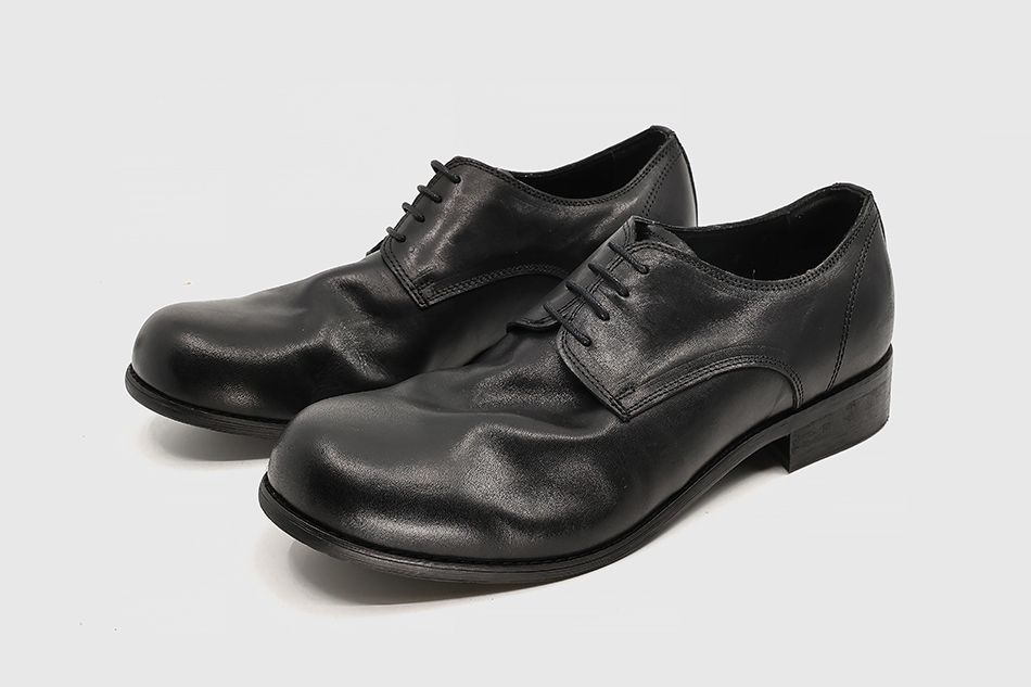 yase Derby Shoes ダービーシューズ 韓国 MUSINSA | YASE Mud Horsehide Derby Shoes Black
