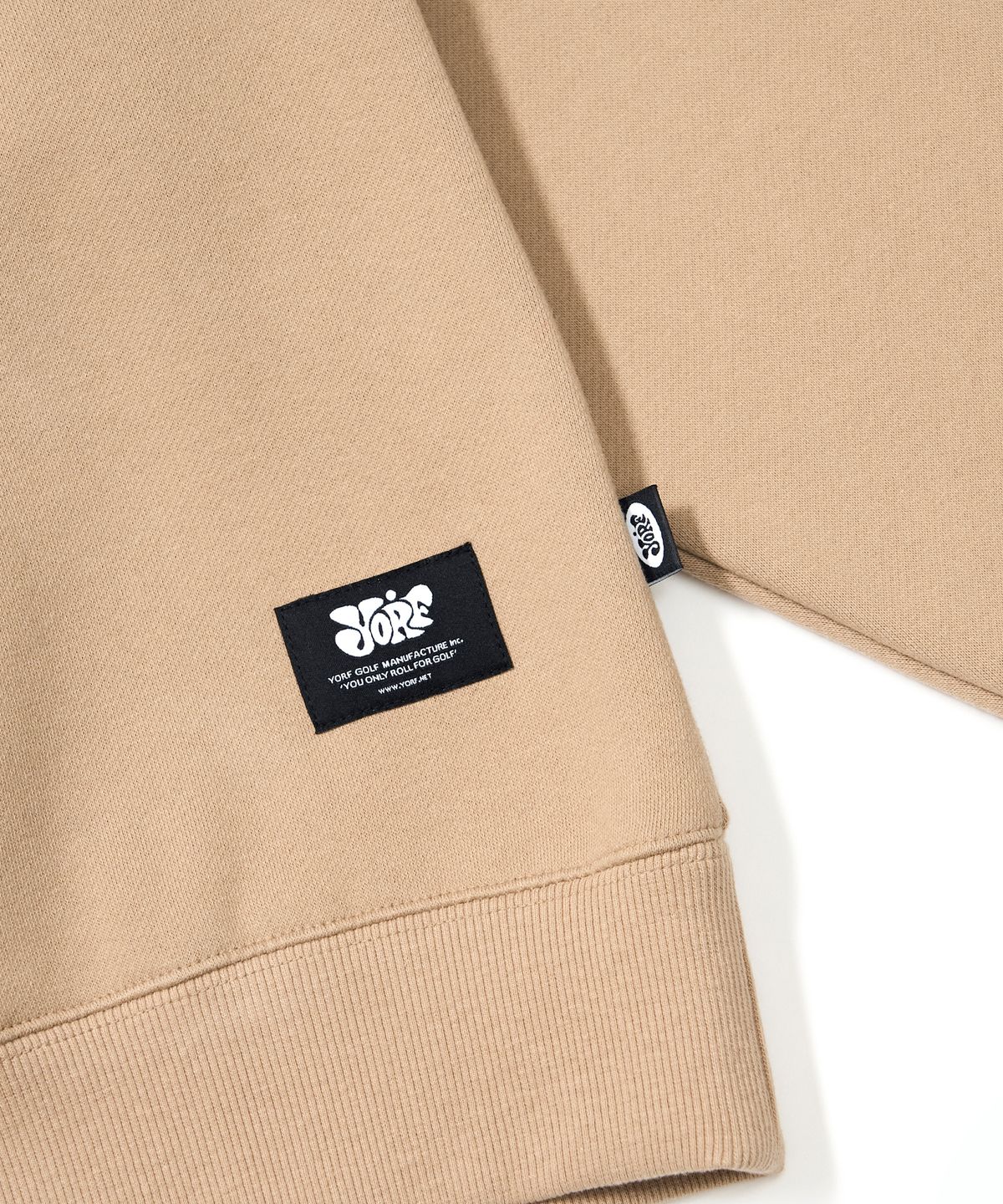 욜프(YORF) YORF AW TAG CREWNECK BROWN