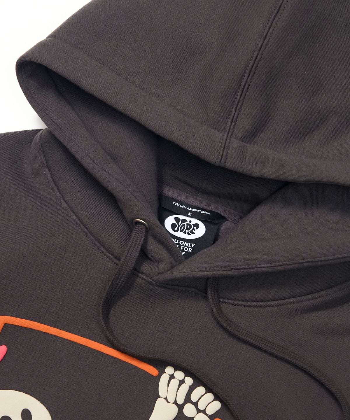욜프(YORF) YORF AW SKULL HOOD CHARCOAL