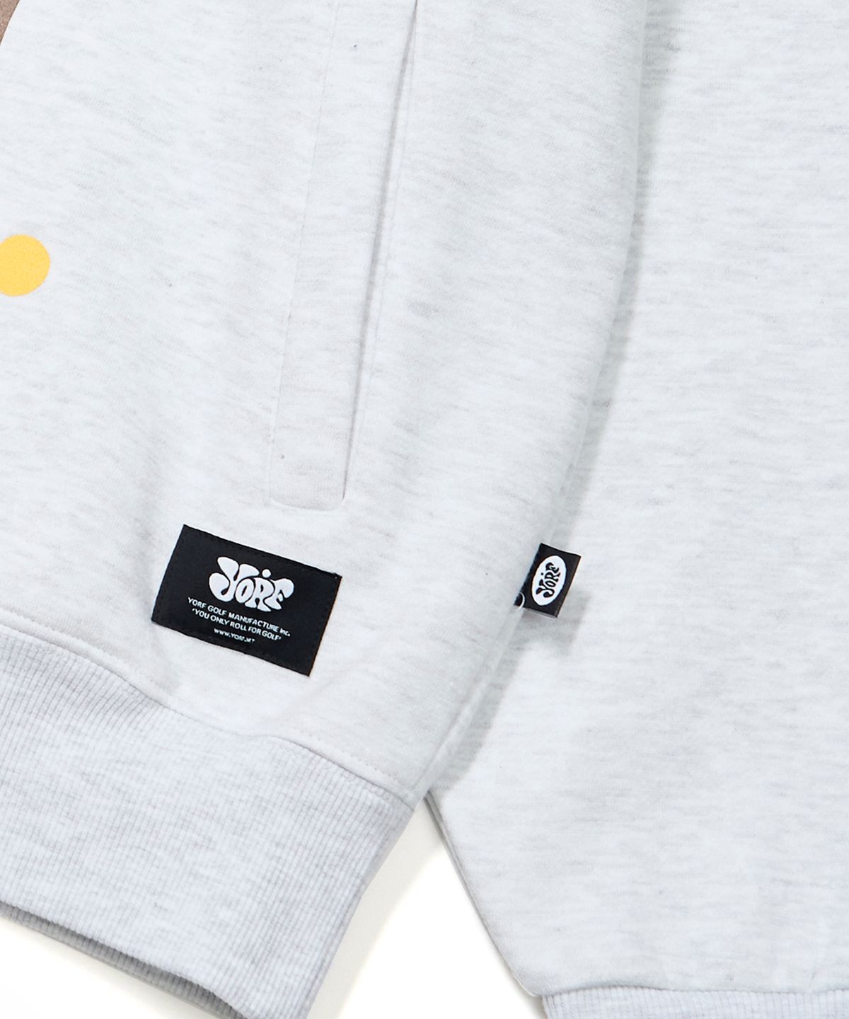 욜프(YORF) YORF AW SKULL HOOD WHITE MELANGE