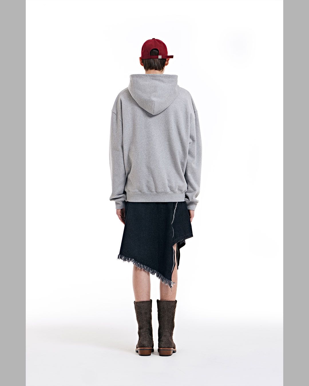THE MUSEUM VISITOR★韓国 CUBIC LOGO STITCHED ESSENTIAL HOODY MUSINSA | THE MUSEUM VISITOR CUBIC LOGO STITCHED ESSENTIAL