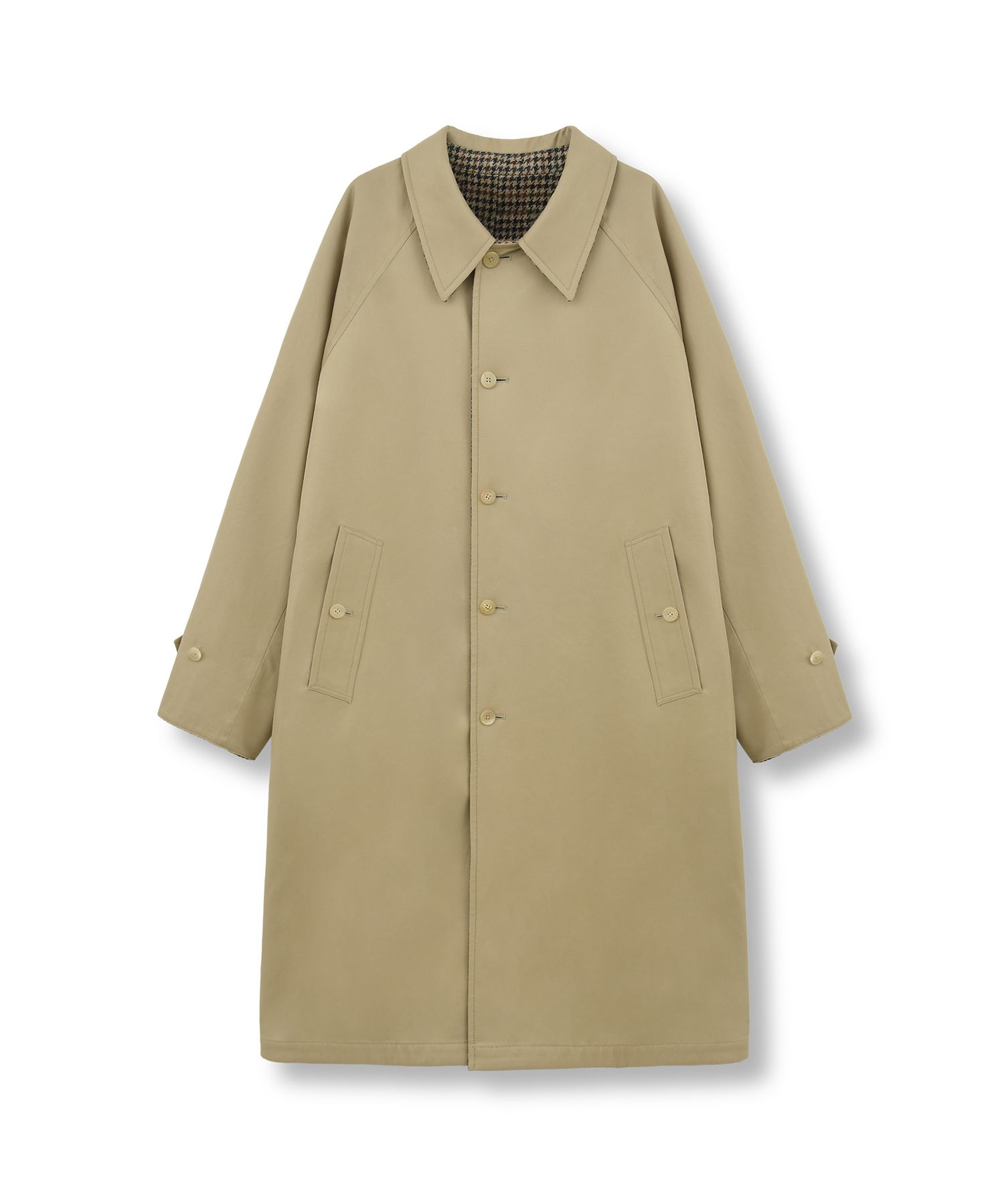 初売り初売り MUSINSA | BROWNYARD 23FW Reversible Balmacaan Coat, Beige ジャケット・アウター